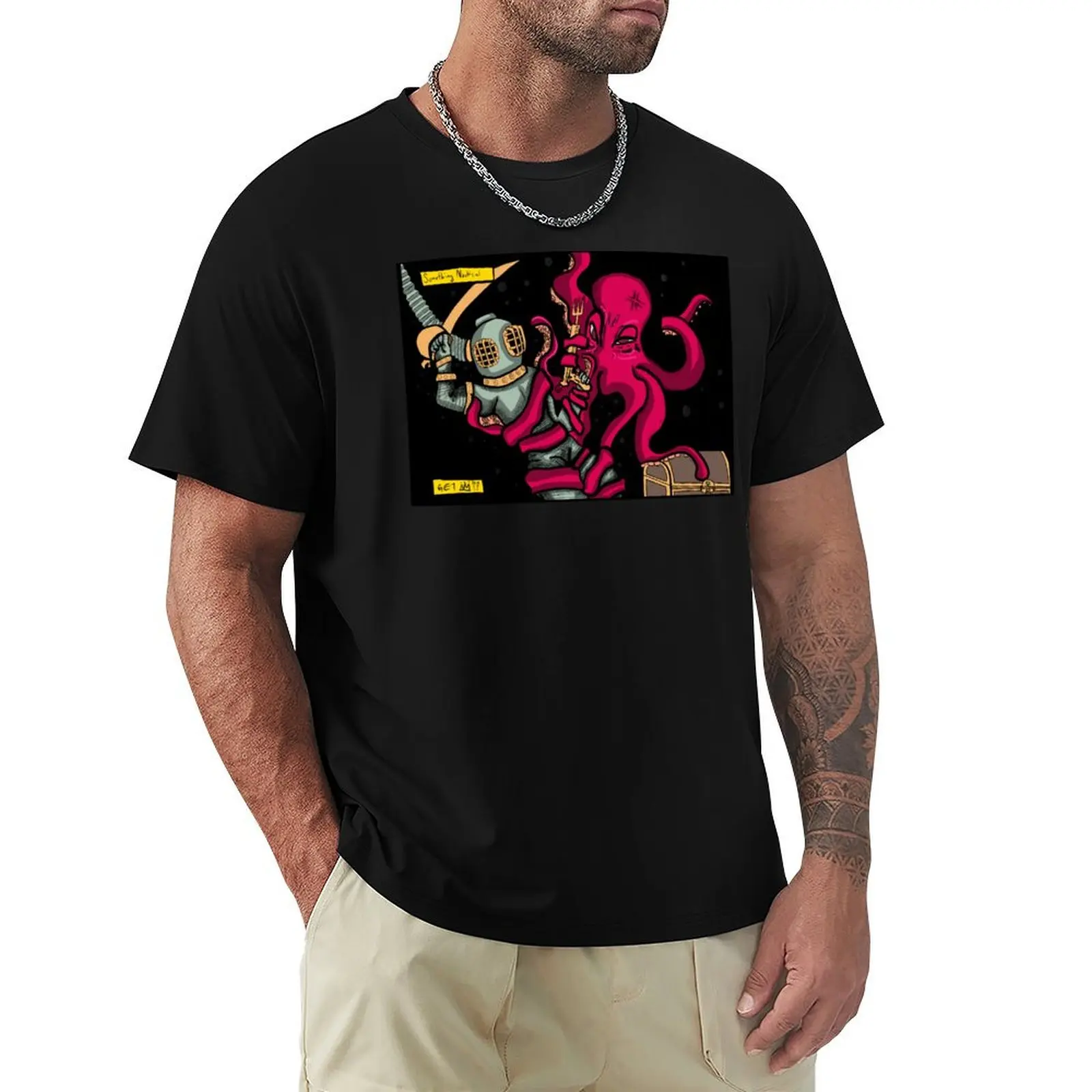 Something Nautical T-Shirt Classic Graphic Short Sleeve Top
