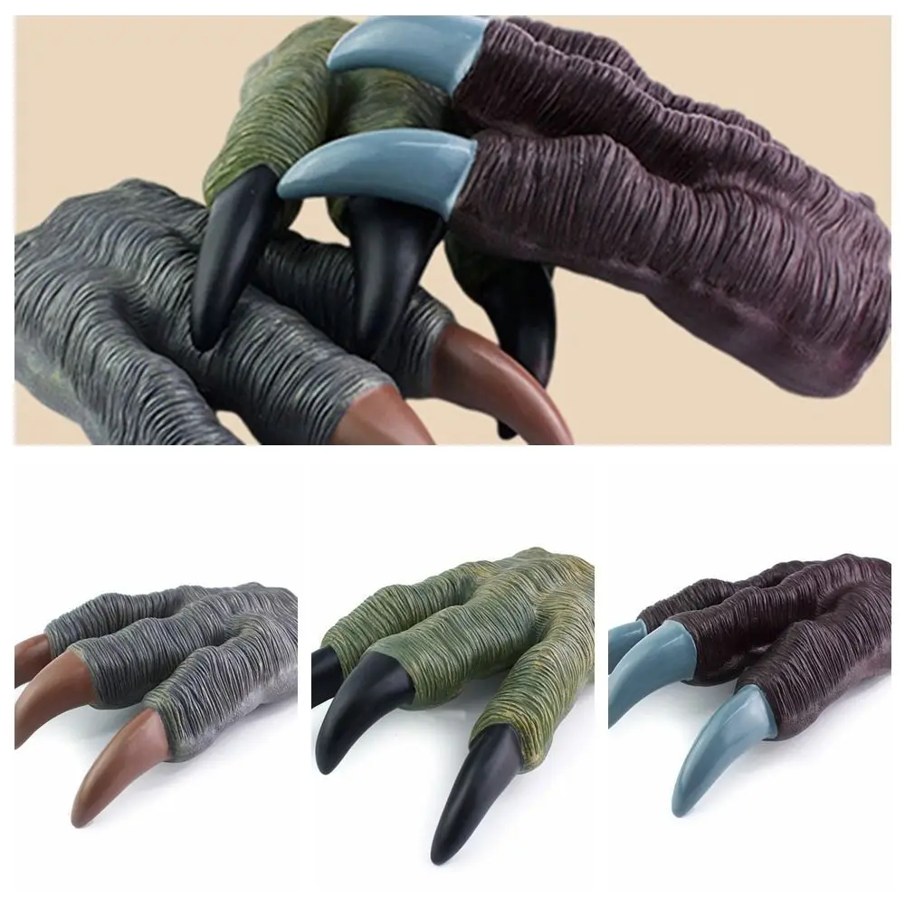 Dragon Hands Claw Dinosaur Soft Claw Gloves Simulation Dinosaur Claws Soft Simulation Dragon Hands Claw Gloves Rubber