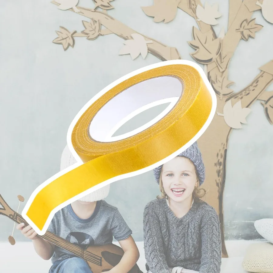 1 حزمة شريط قماش مزدوج الجوانب شريط شاش عالي التحمل شريط قماش شريط تثبيت عالي الالتصاق للسجاد صور ملصقات Fra #4