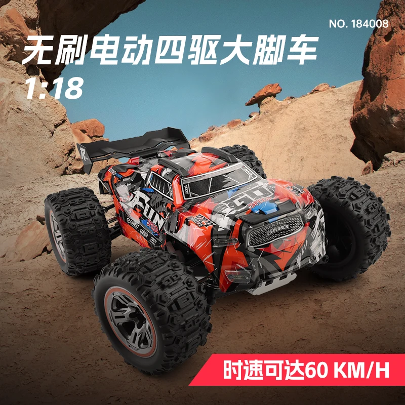 Weili 184008 Brushless Remote Control Car 1:18 4wd Professional Drift Car Cross-Country Simulation Model Toy Holiday Gift