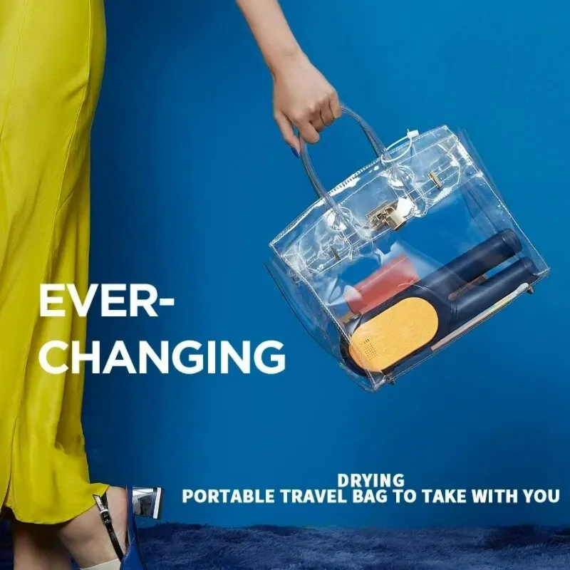 ポータブル乾燥機折りたたみ式衣類乾燥ラック靴乾燥機による加熱小型折りたたみ式衣類ラック効率的でユニーク