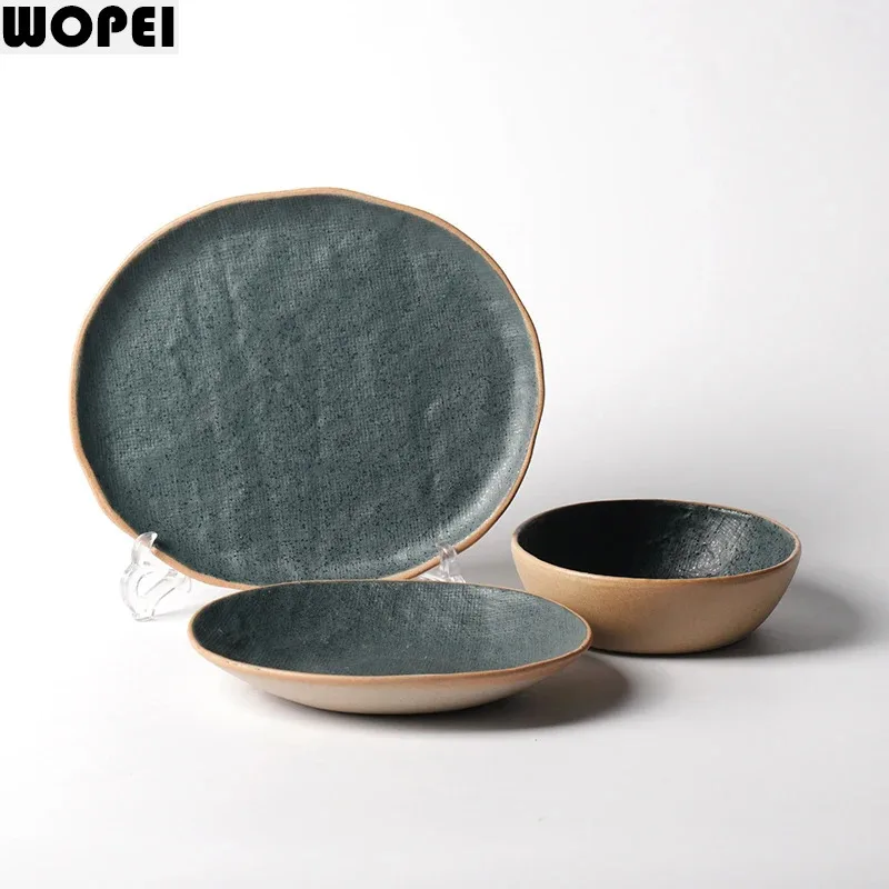 Creative Ceramic Plate Restaurant Dessert Sushi Plate Fruit Salad Plate Pasta Plates Sashime Plates Molecular Cuisine Tableware