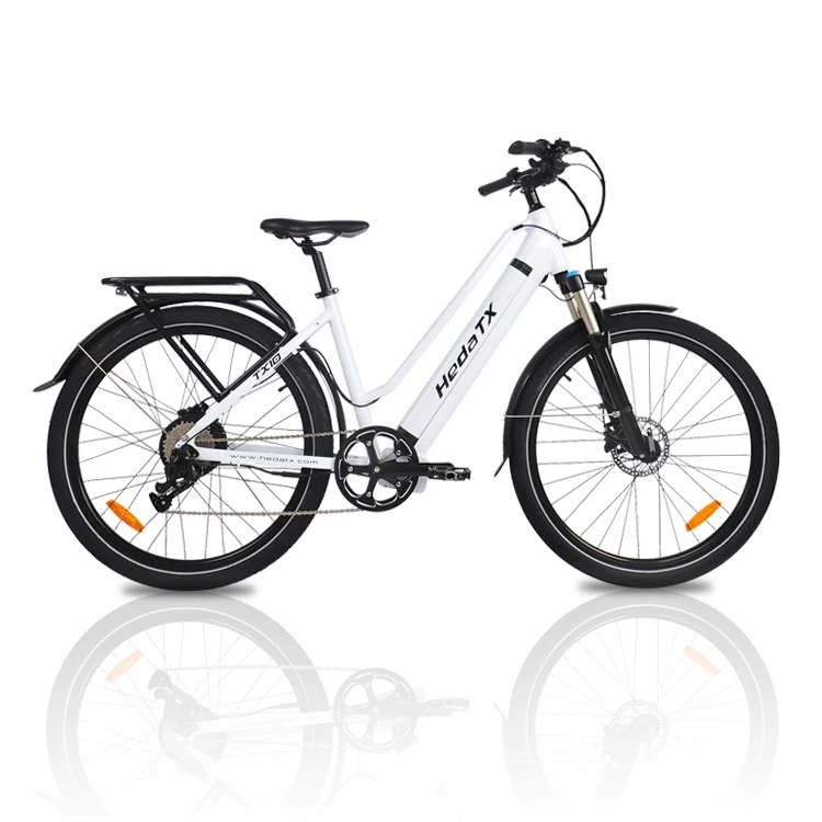 Heda TX10 electric bicycle peak 500W motor 48V 19.2AH battery electric bike 27.5 inch tire 45km/h city commuting riding e bike image 1