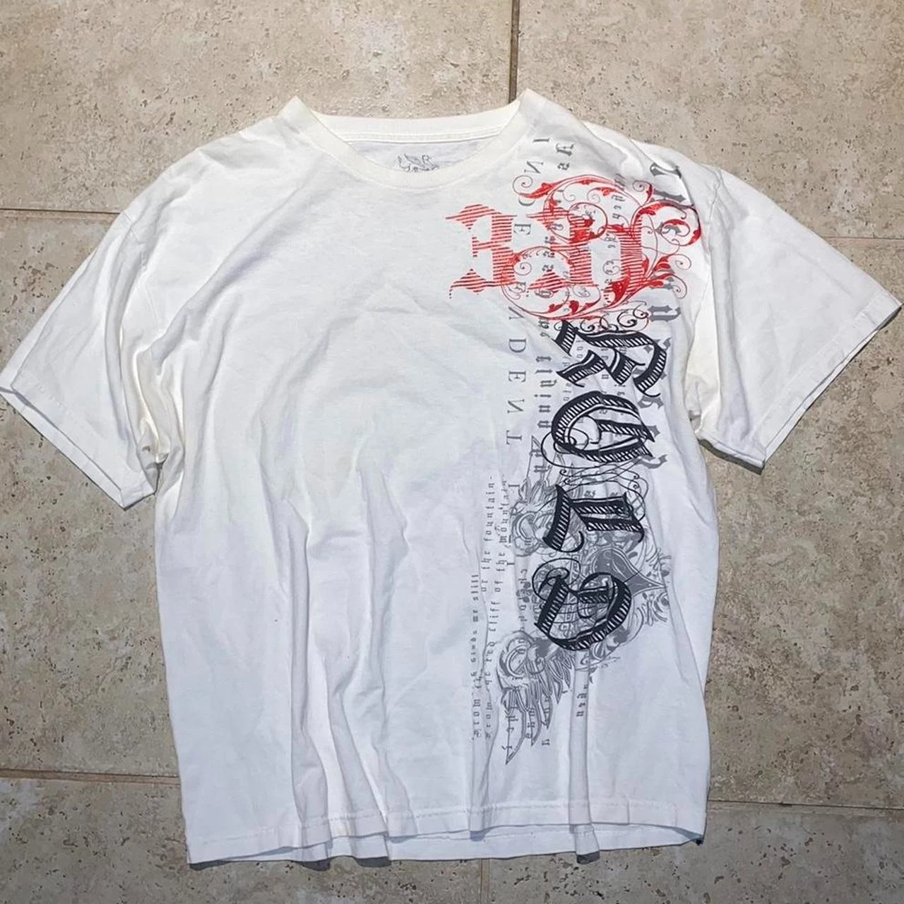 

Fashionable and trendy customization VTG Affliction style shirt oversized loose cotton top printed men's and women's clothing