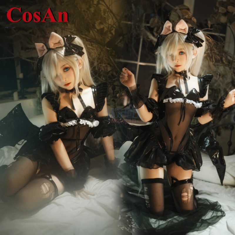 

CosAn Game Azur Lane HMS Janus Cosplay Costume Little Devil Sweet Lovely Combat Uniform Activity Party Role Play Clothing