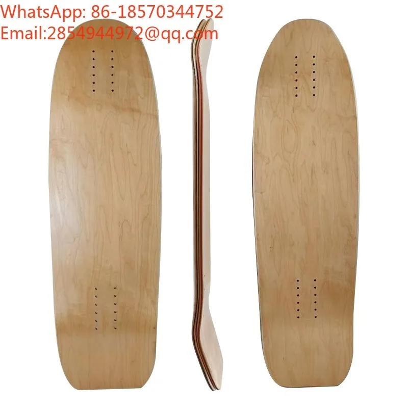 Professional Skateboard, Land Skiing Skateboard Surface, Land Skiing Training Board, Large Size 87.2 * 25.3cm Adjustable