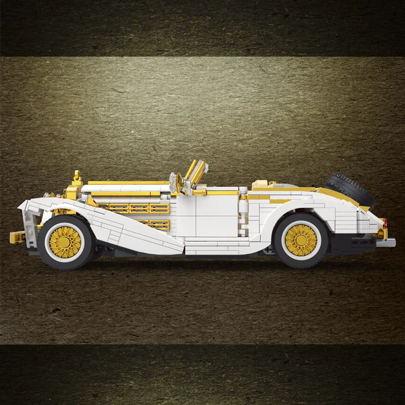 Blocs de construction King 10003 K500, moule technique, briques, ensemble de voiture Vintage, jouets pour adultes, enfants, garçons, cadeaux de noël