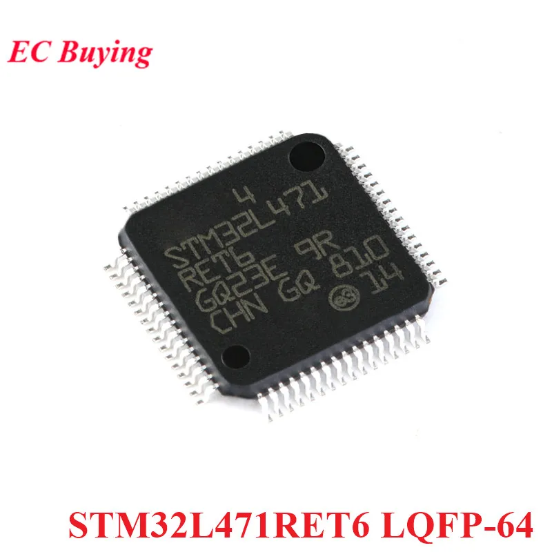 2Pcs/1pc STM32L471RET6 STM32L471 STM32 L471RE L471RET6 LQFP-64 ARM Cortex-M4 32-bit Microcontroller MCU IC Controller Chip