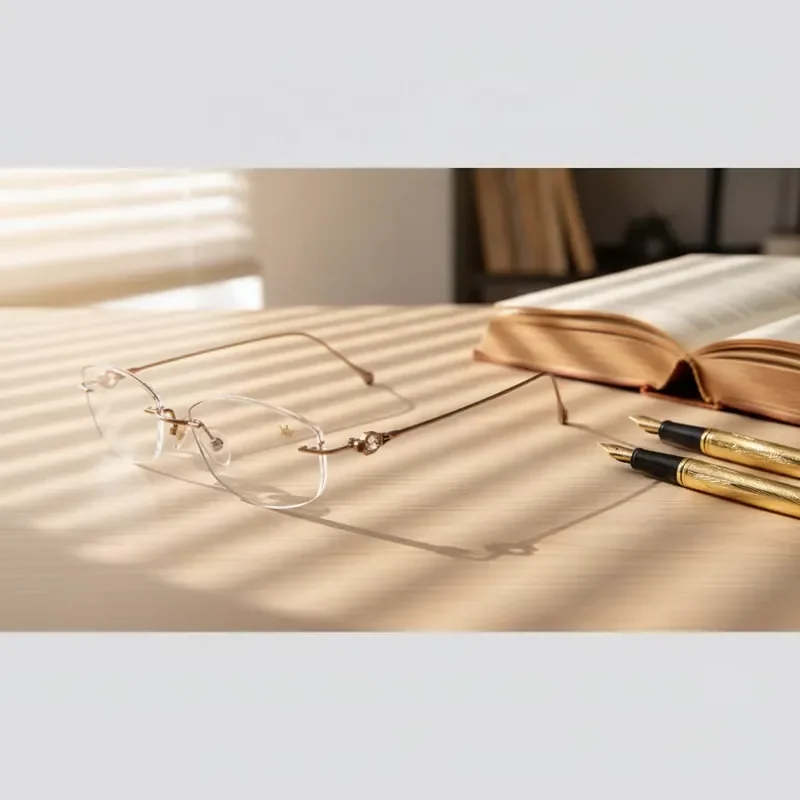 Women's Fashionable Reading Optical Eyeglasses Jewelry Glasses High Quality Anti-Blue Light Blocking Eyeglasses