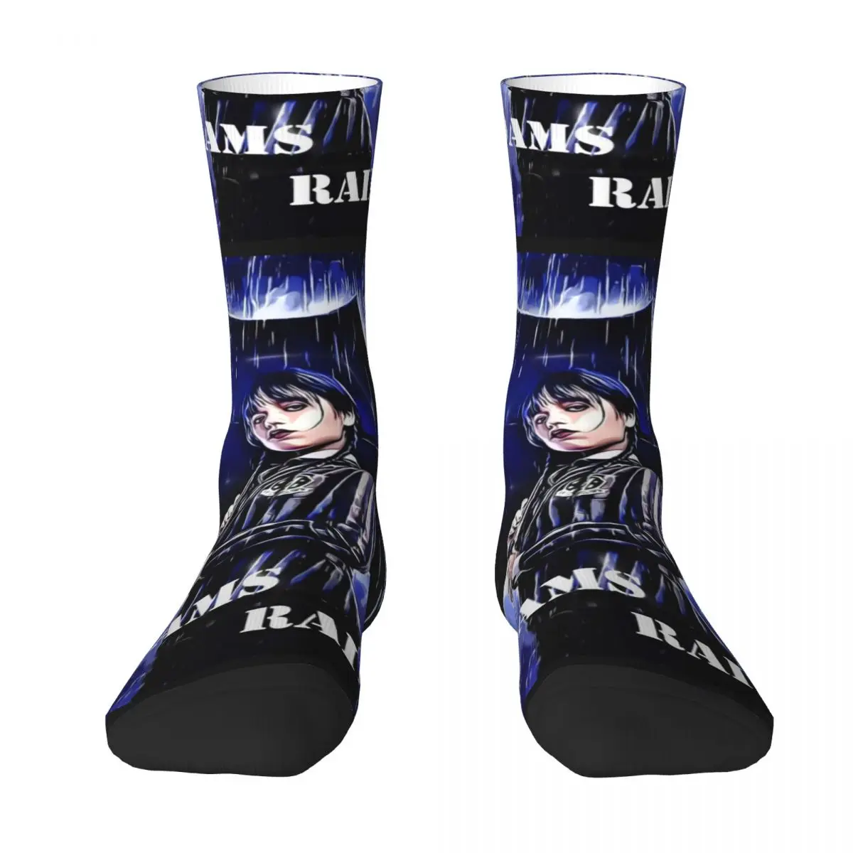 Wednesday Addams Stockings Women Famous Anime Socks Soft Breathable Modern Sock Winter Outdoor Anti Bacterial Graphic Socks Gift