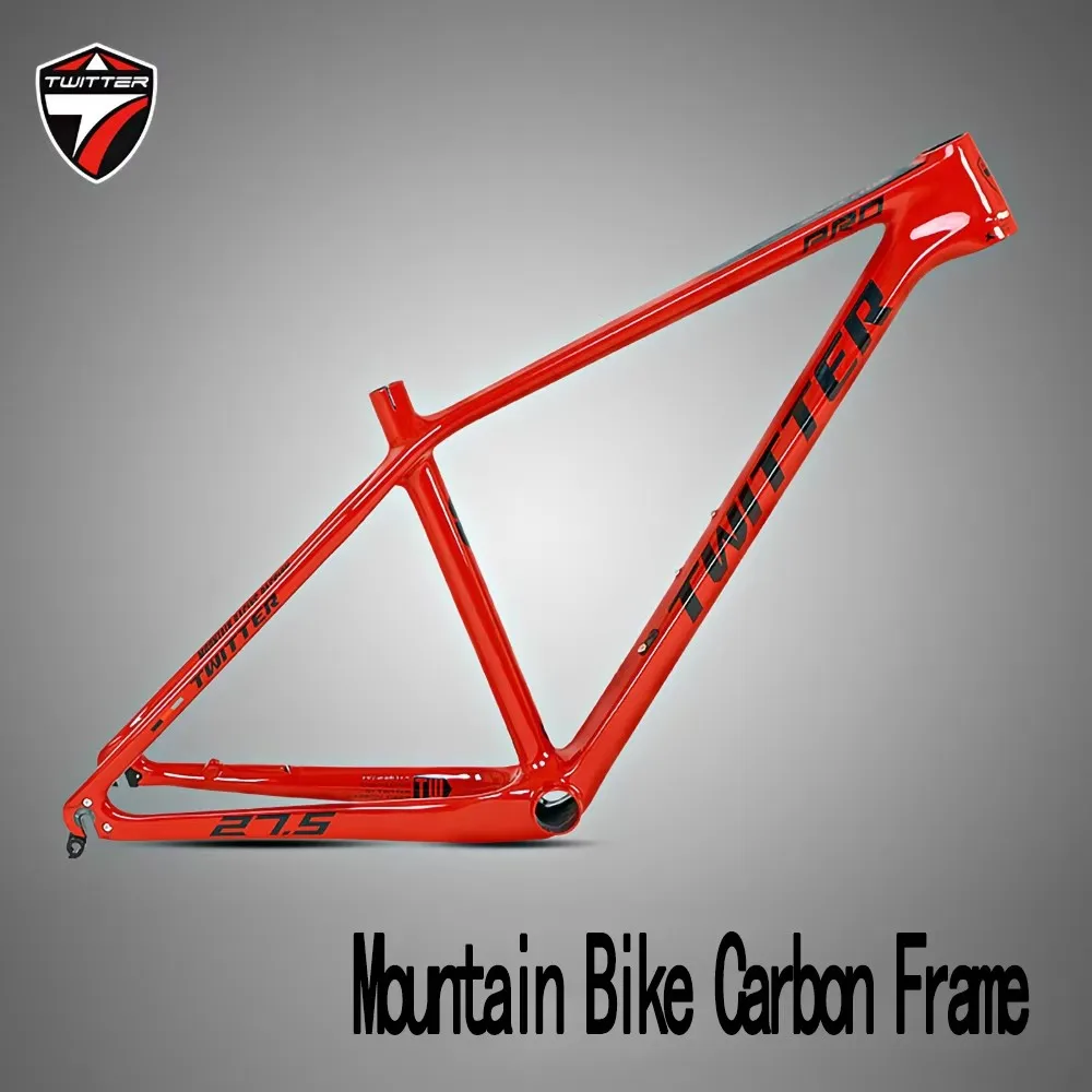 

29ER Twitter LEOPARDpro MTB Carbon Frame Quick Release 135mm Carbon Mountain Bike Frame Disc Brake Frameset