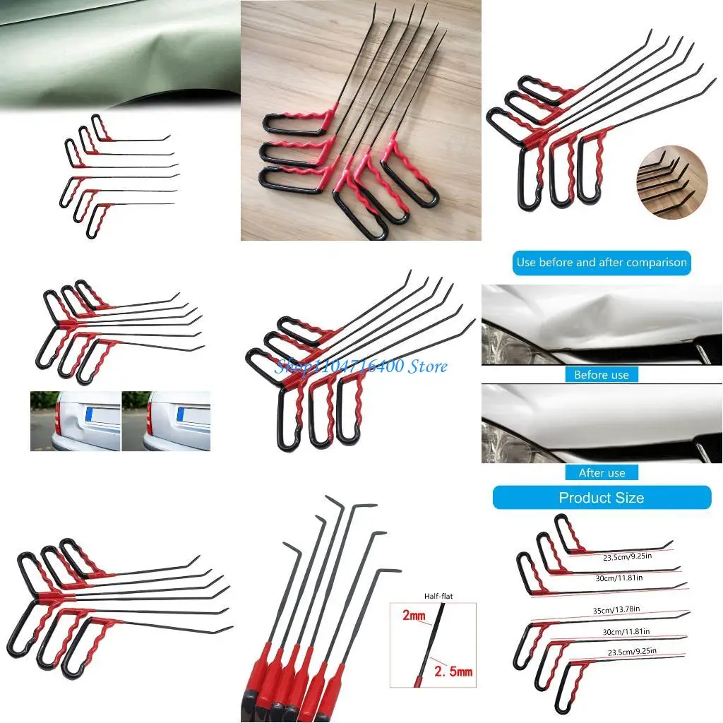 

y1gd Dents Removal Hook for Vehicle Body Repair DIY Friendly Tool Prevent Paint Damage