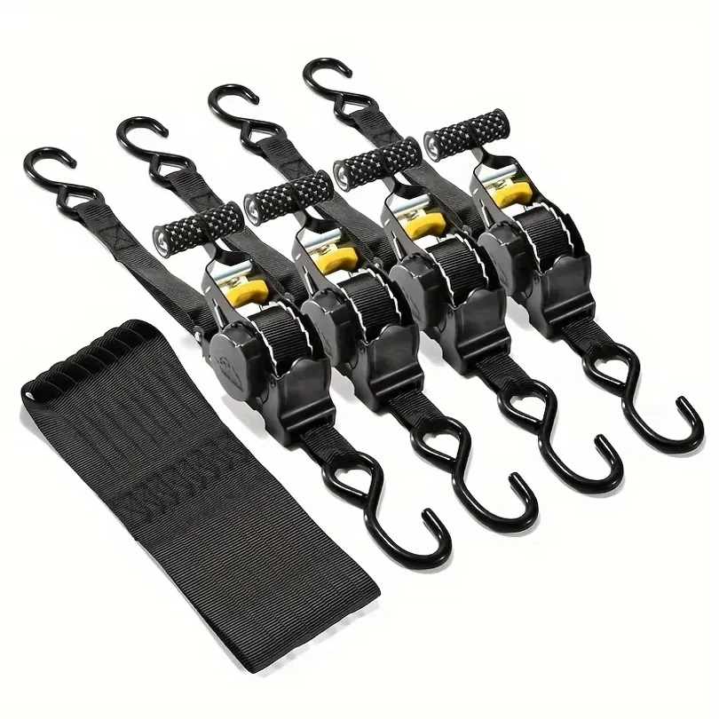 Heavy-duty cargo strap with automatic retraction, no assembly required, free extension and contraction, perfect holiday gift