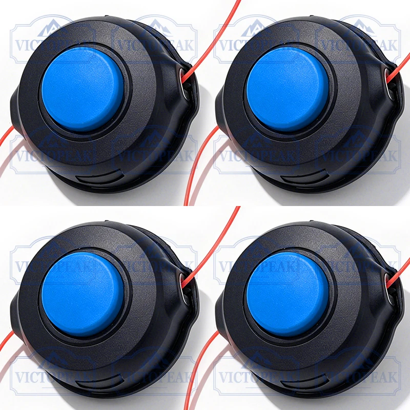 Victopeak Delicate Mini Trimmer Head 4Pcs Petrol Brush Cutter Replacement Head Garden Power Tool Accessories