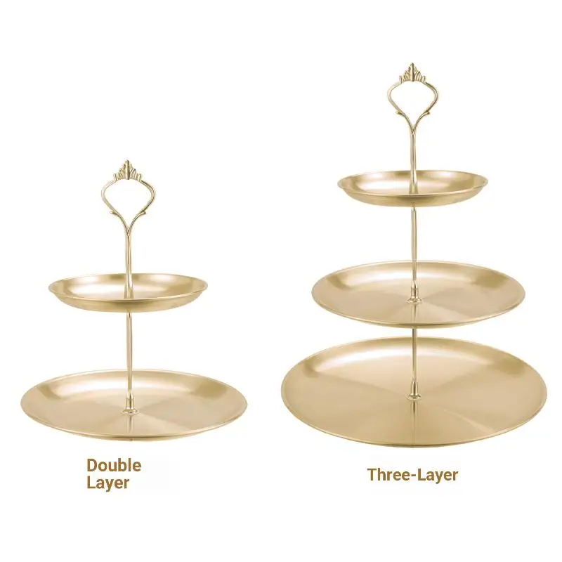 2/3-Tier Cake Stand Party Dessert Display Tower For Holiday Gathering Stand
