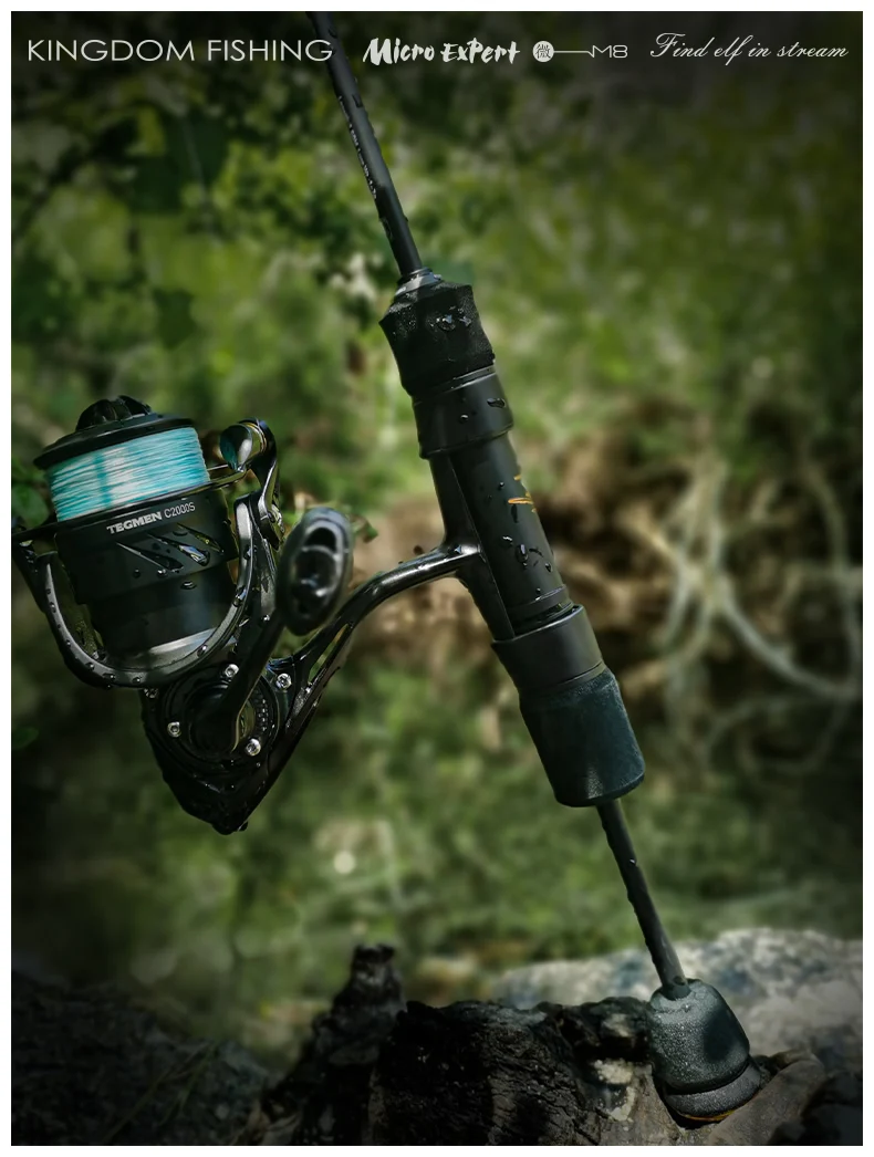 Kingdom Micro Expert Stream Angelrute 1,49 m 1,5 m 1,65 m 1,8 m Ultraleichte MF Action FUJI A 24 + 30T Carbon Fiber Stream Reiserute – Detail 12