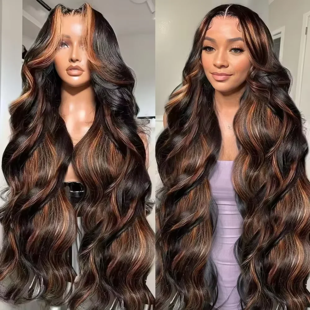 FB 30 13x4 13x6 أمامي الدانتيل قبل قطعها الملونة الجسم موجة HD الدانتيل الشفاف باروكة من شعر طبيعي ماكس الدانتيل شعر مستعار 200 الكثافة 46 بوصة #1