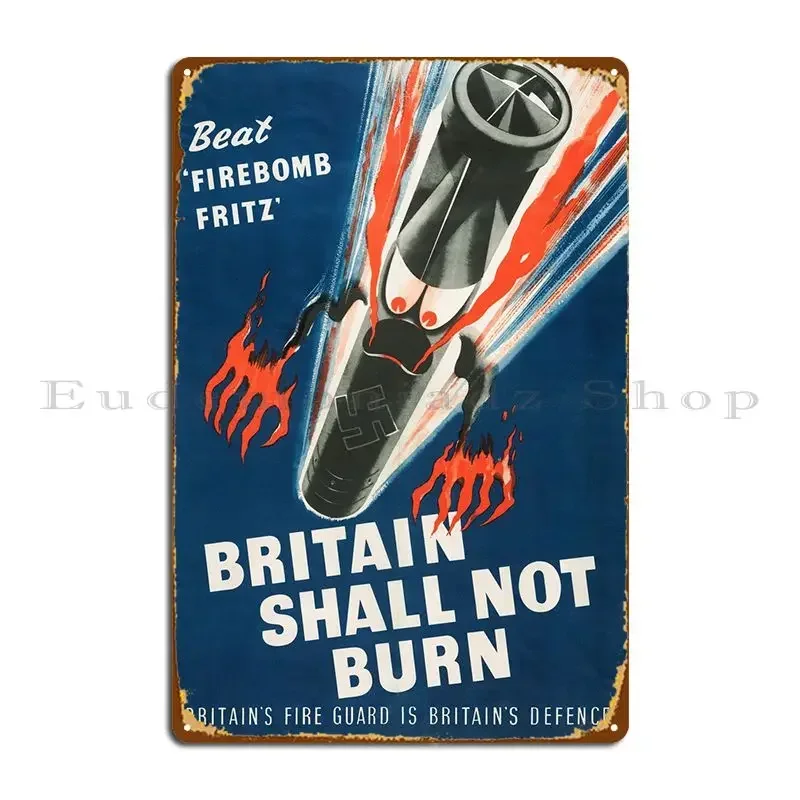 Beat 'Firebomb Fritz' Metal Plaque Wall Decor Wall Decor Decoration Customized Mural Tin Sign Poster