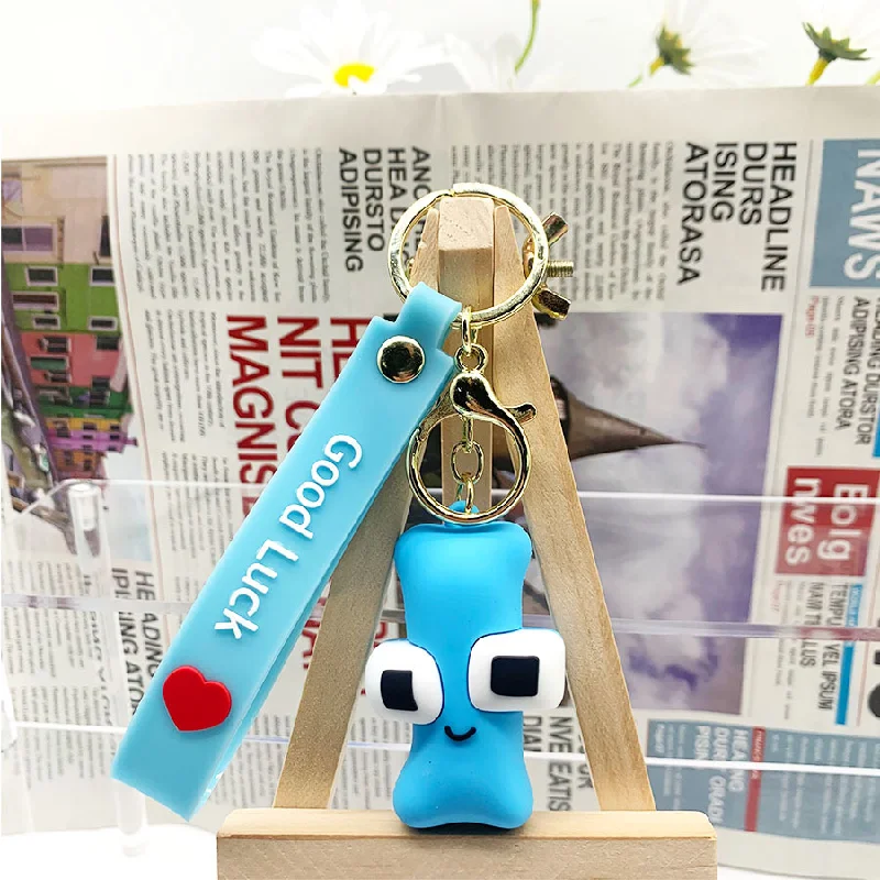 Alphabet Lore Keychain Toys English Letter Animal Dolls Ornament Pendant Bag For Kids Children Educational Birthday Gifts