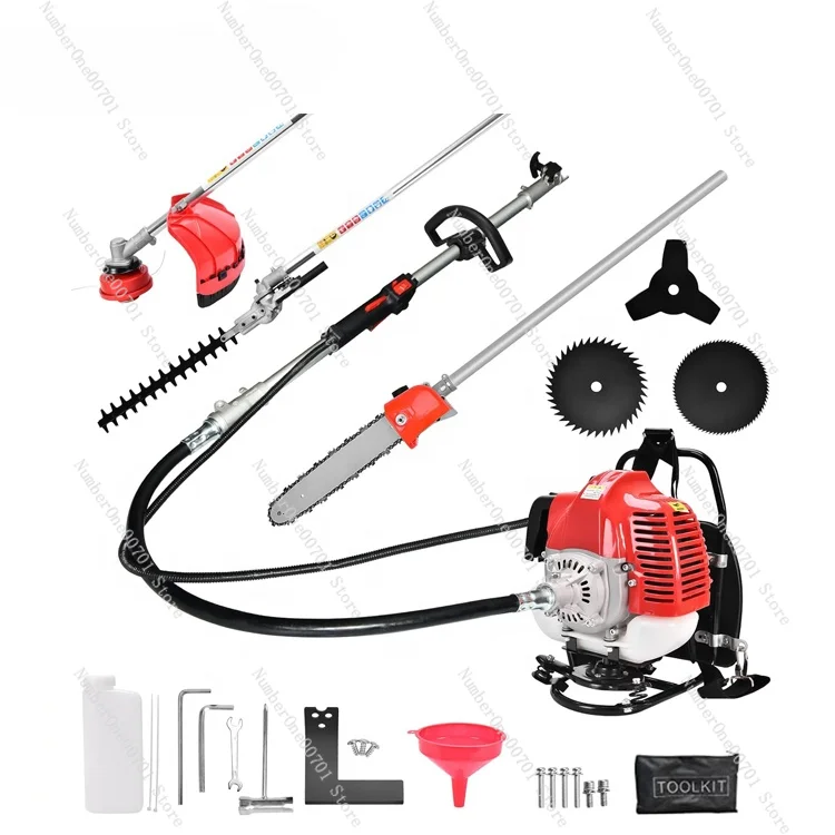 

Многофункциональные садовые инструменты 6-в-1 бензиновый триммер рюкзак кусторез подметальная машина газовый триммер