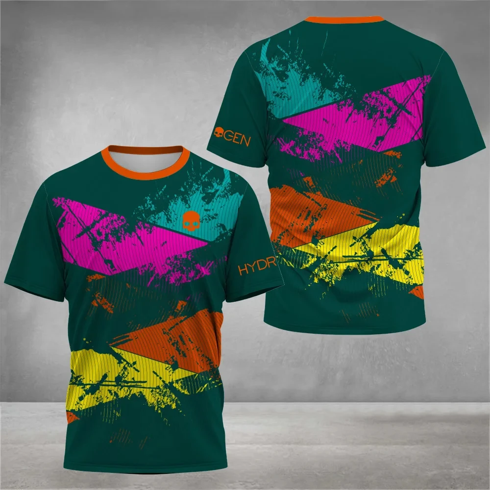 Camiseta de tenis de secado rápido para hombre, ropa de bádminton transpirable para correr, camisetas holgadas de gran tamaño de