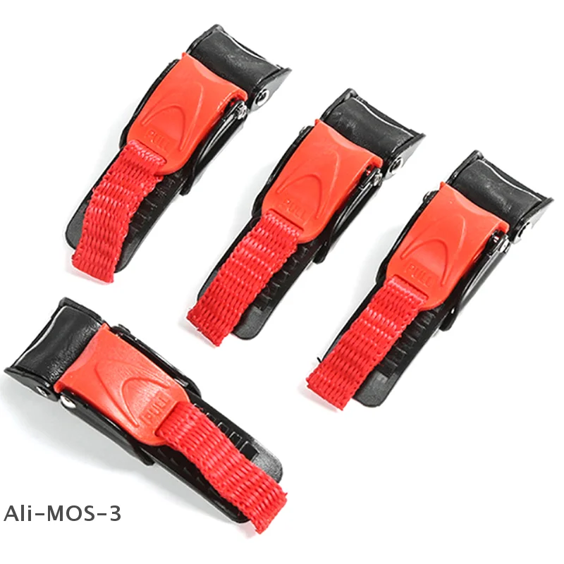 【S】Motorcycle Helmet Speed Clip Chin Strap Quick Release Pull Buckle Black Red Motorcycle Helmet Lock Socket 10-section Buckle