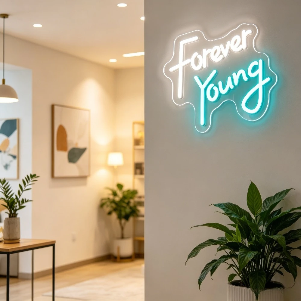 Znak Neonowy Forever Young LED – Outdoor Lighting Quotes recenzja i cena