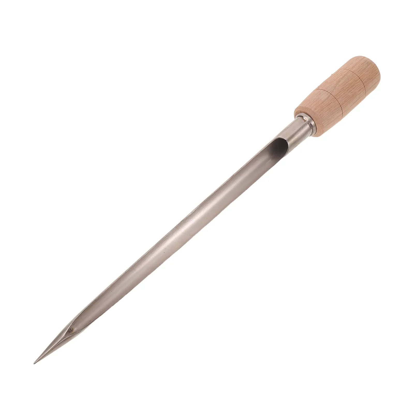 Grain Sampling Tool Stainless Steel Probe 15.8x1.4in Long Handle Easy Deep Bulk Wheat Rice Corn Sampler Warehouse Lab Soil Test