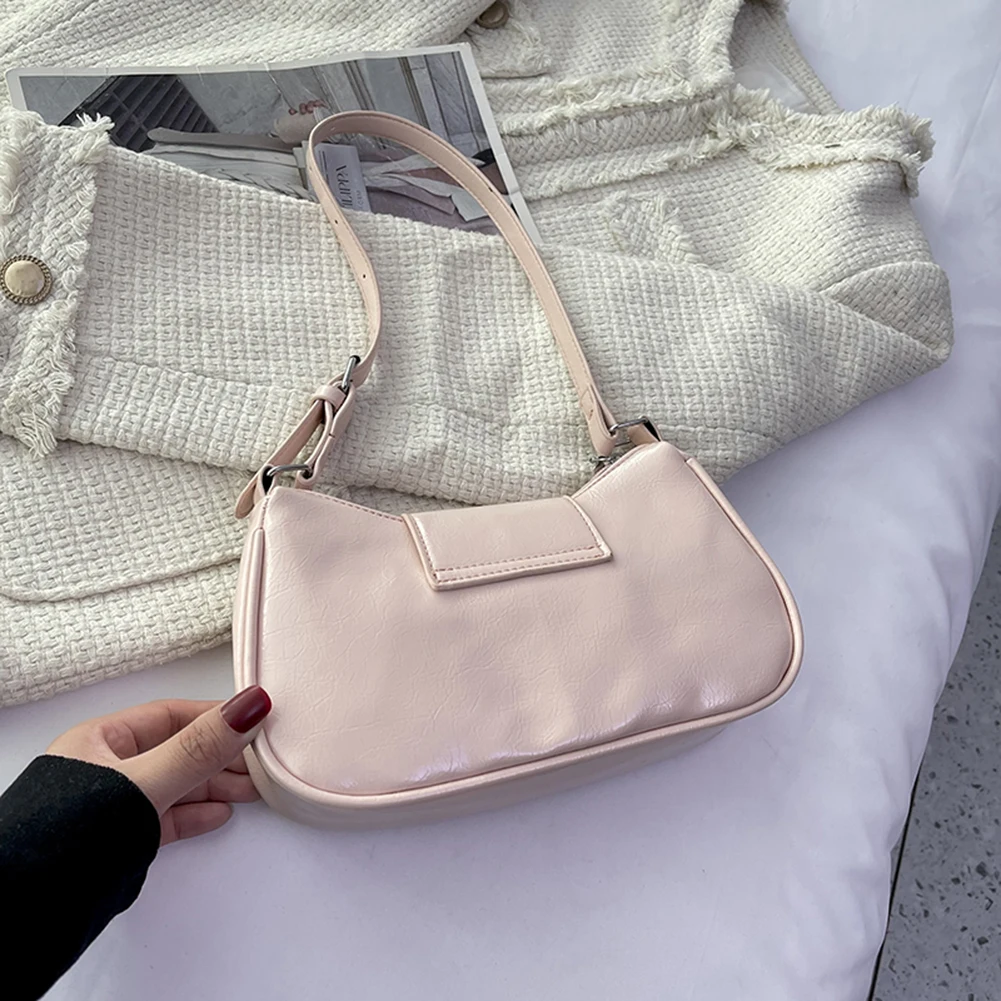 بو الجلود حقيبة أنيقة حقائب مقاوم للماء المرأة اليومية حقيبة كتف سعة كبيرة Y2K حزام قابل للتعديل حقائب السفر