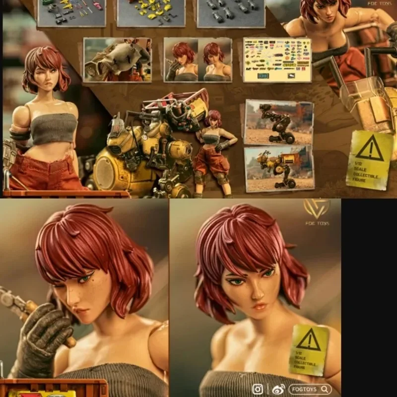 FOGTOYS EA02 Female Soldier Whimsical 26 Series Luxury Motorcycle 6" Full Set Anime Action Figure Model Toys Doll Gift In Stock