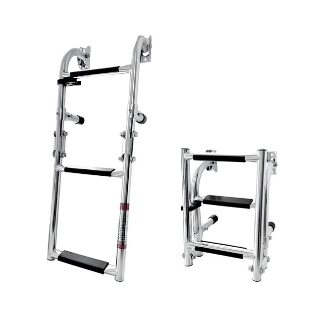 

A Selection Of 316 Stainless Steel Collapsible Launching And Boarding Ladders For Ships