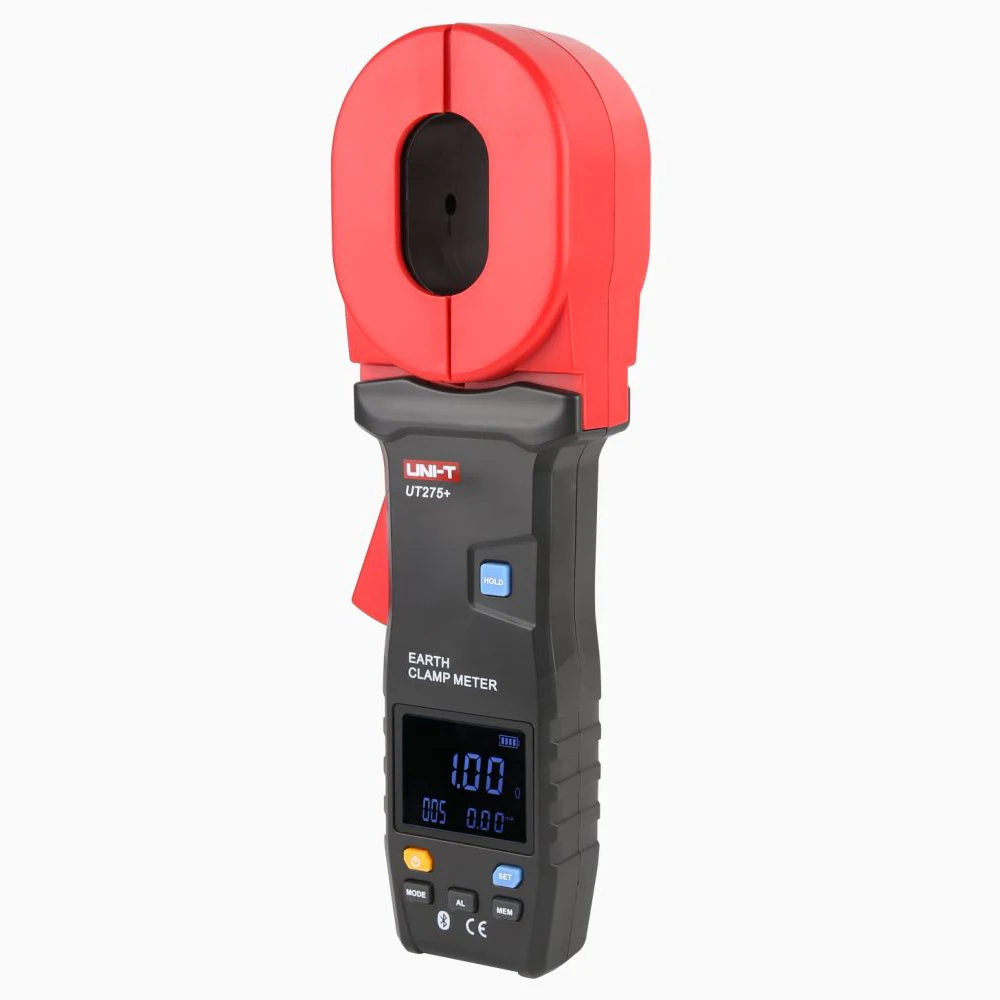 UNI-T Clamp Ground Resistance Tester UT275+ Plus 9999 Counts Auto Range Lightning Protection Loop Resistance Earth Clamp Meter