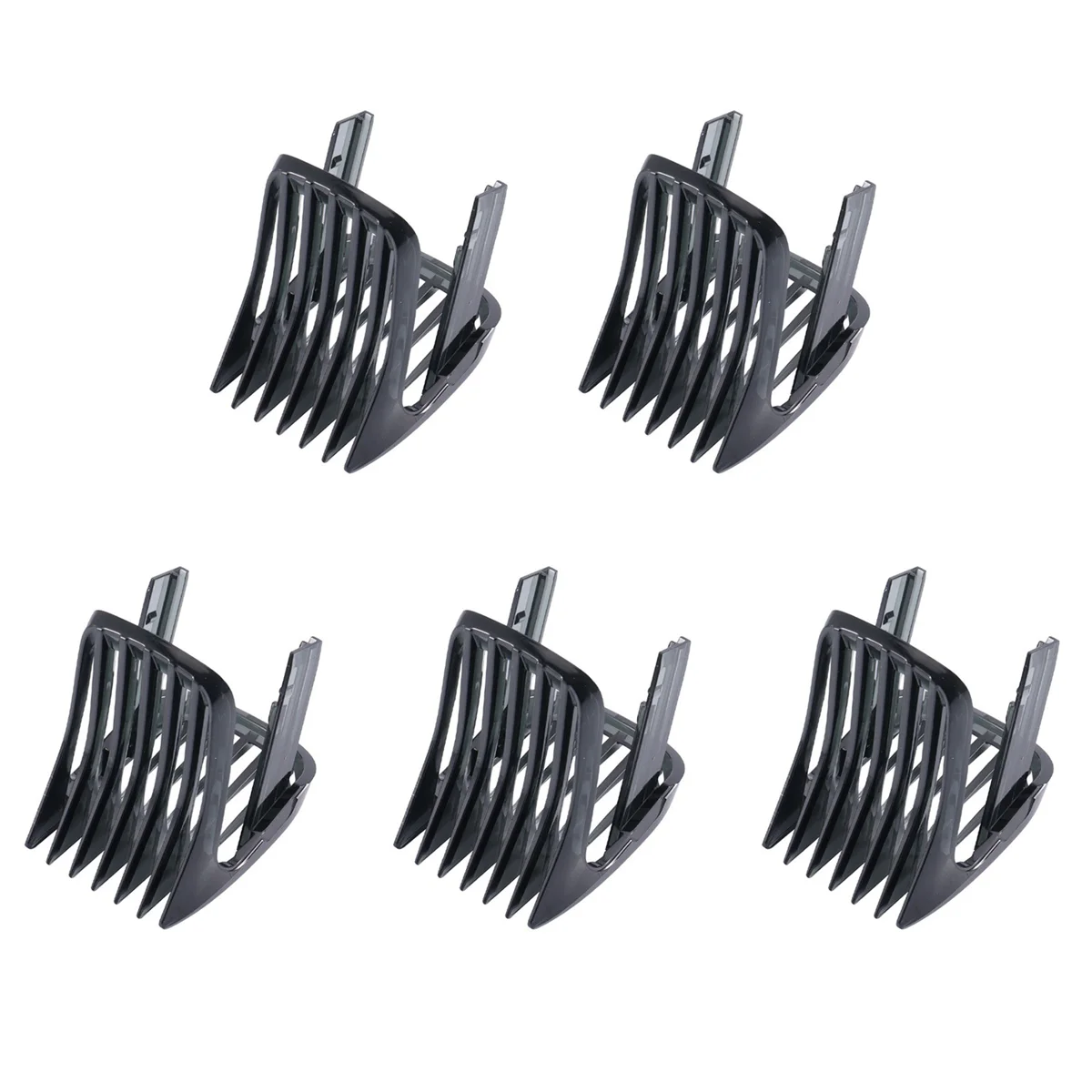 A76Z 5X for Hair Clipper HC3400 HC3410 HC3420 HC3422 HC3426 HC5410 HC5440 HC5447 HC5450/7452 Attachment Comb Black