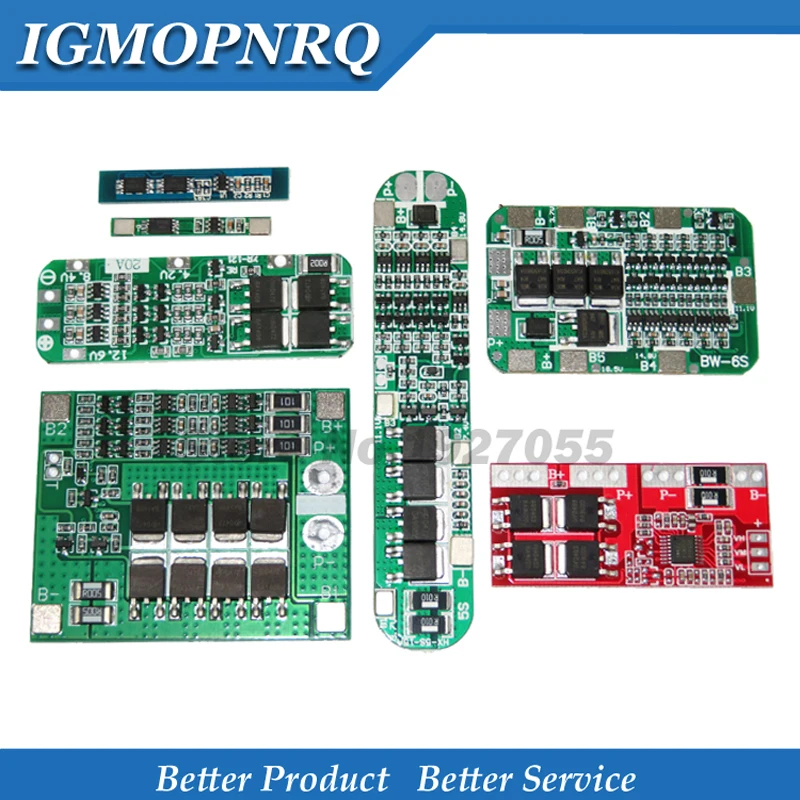 1S 2S 3S 4S 5S 6S 3A 15A 20A 30A Li-ion Lithium Battery 18650 Charger PCB BMS Protection Board For Drill Motor Lipo Cell Module