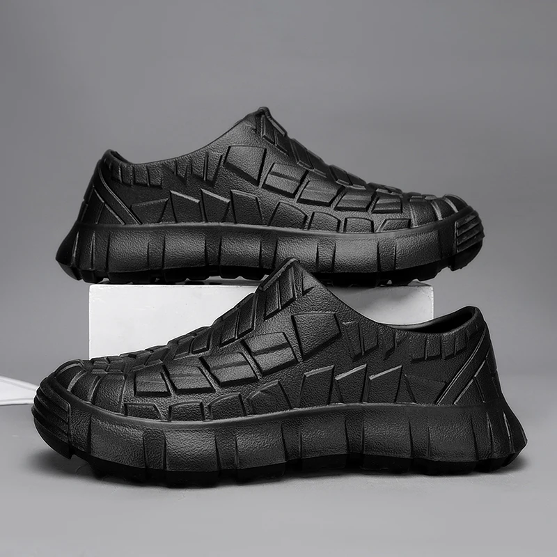 Hotel chef shoes four seasons new waterproof non-slip oil-proof kitchen work shoes men's fashion casual EVA outdoor walking shoe