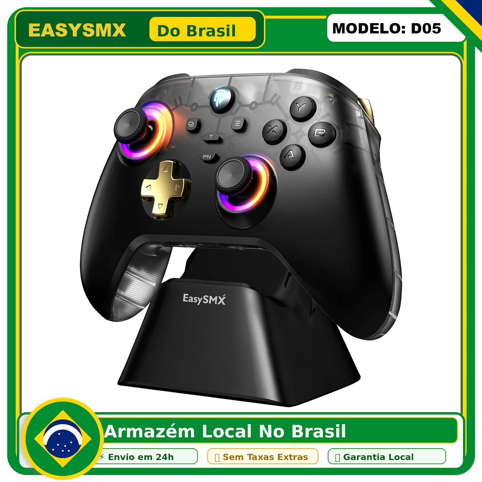 easysmx-d05-wireless-gaming-controller-with-charging-dock-gamepad-with-turbo-dual-vibration-for-pc-phone-tv-steam-switch