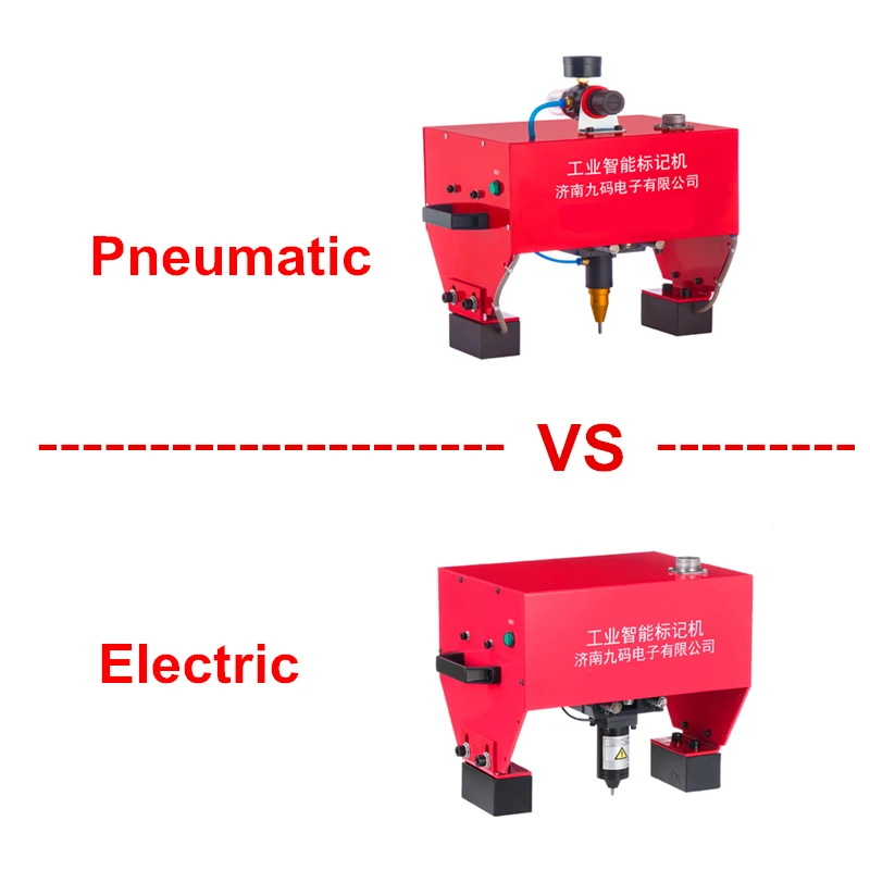 Hand-held 170x110mm Electric Pneumatic Metal Signage Nameplate Marking Machine Touch Screen for Cylinder Chassis Number Plotter