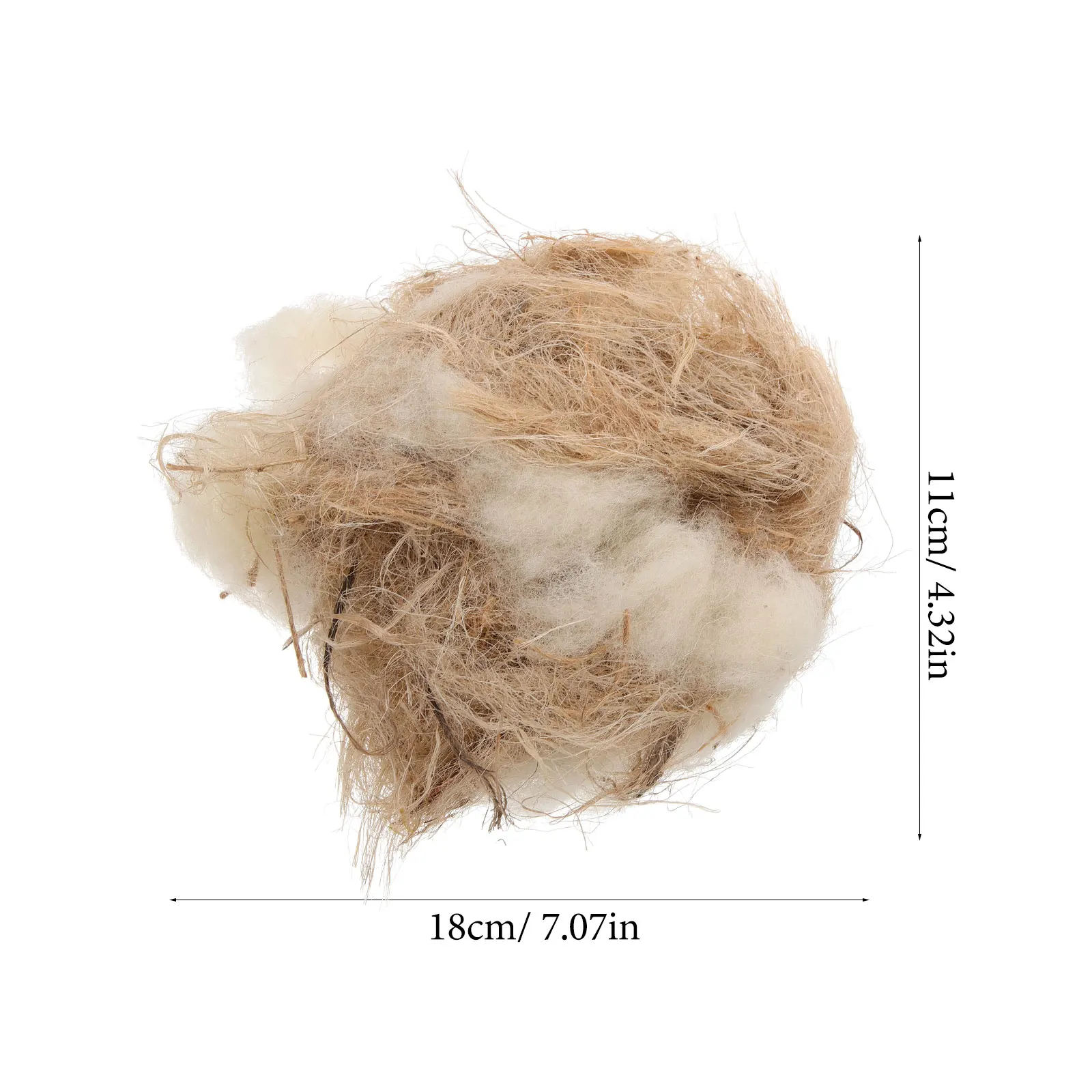 Bird Nesting Material Jute Nesting Material Nest Fibre Birds Canaries Finches Nest Filled Grass Bird Cage Accessories