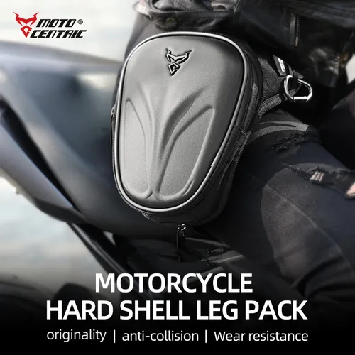 Imagen 2 del producto Bolsa de pierna para motocicleta para hombres y mujeres, riñonera informal para montar en bicicleta, riñonera para viajes, senderismo, escalada, bolsillo al aire libre, impermeable