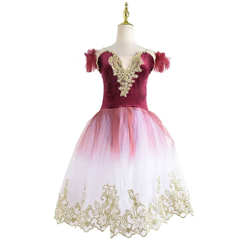 Professional Ballerina Ballet Tutu For Child Girls Adulto Dance Clothing Kids Vestido Figure Skating Dress Ballet Leotards