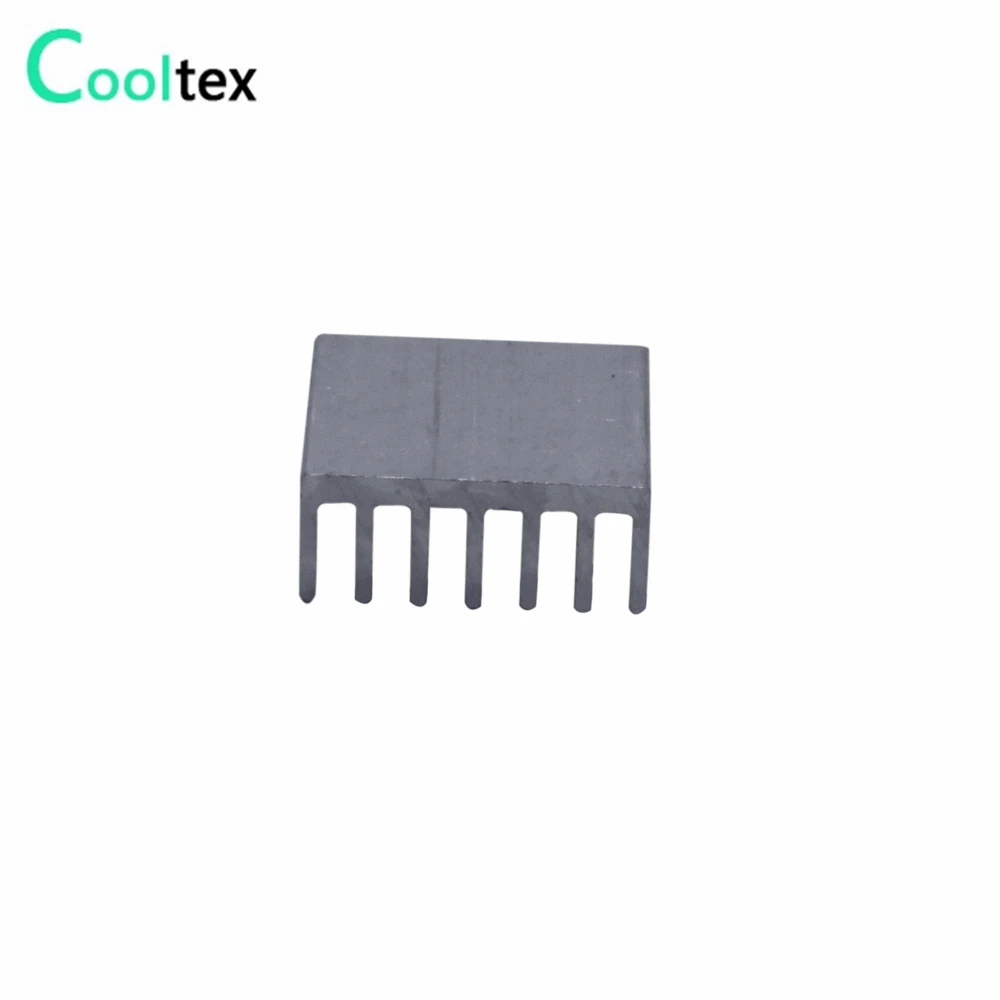 50 Stück Kühlkörper aus extrudiertem Aluminium, 14 x 14 x 6 mm, Kühlkörper für Chip, VGA, RAM, LED, IC, elektronischer Kühler, KÜHLER