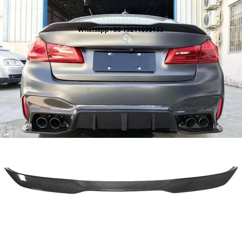 Hot Selling Dry Carbon Fiber Mp Spoiler for F90 M5 G30 Pro Car Wing Rear Trunk Spoiler