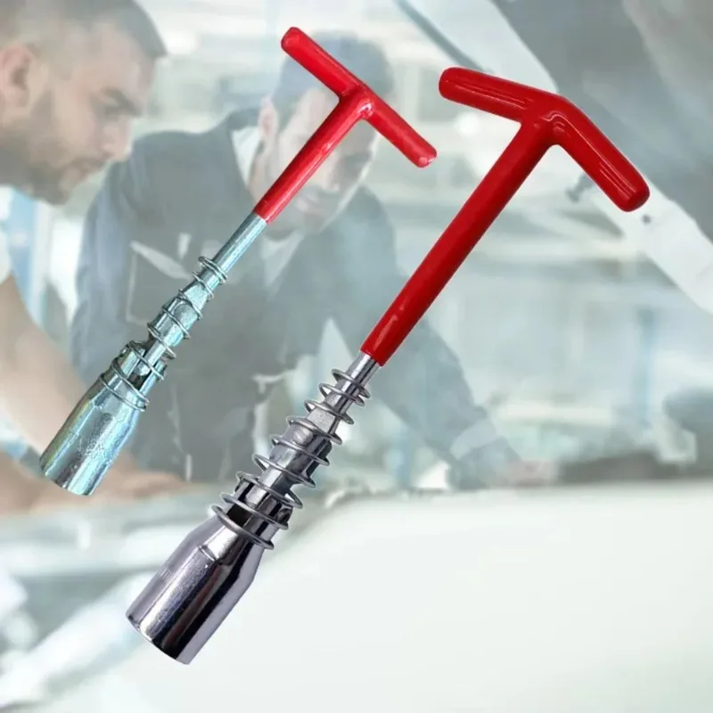 Vendita calda 14mm/16mm/21mm Strumento per la rimozione della candela Chiave a tubo per rimozione candela Rotazione di 360 gradi Strumento di riparazione automatica