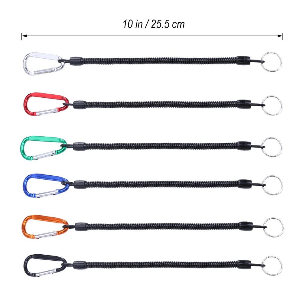 

3pcs Fishing Rod Holder High Elasticity Waterproof Rustproof Retractable Ropes for Camping Hiking Climbing Outdoor Sports