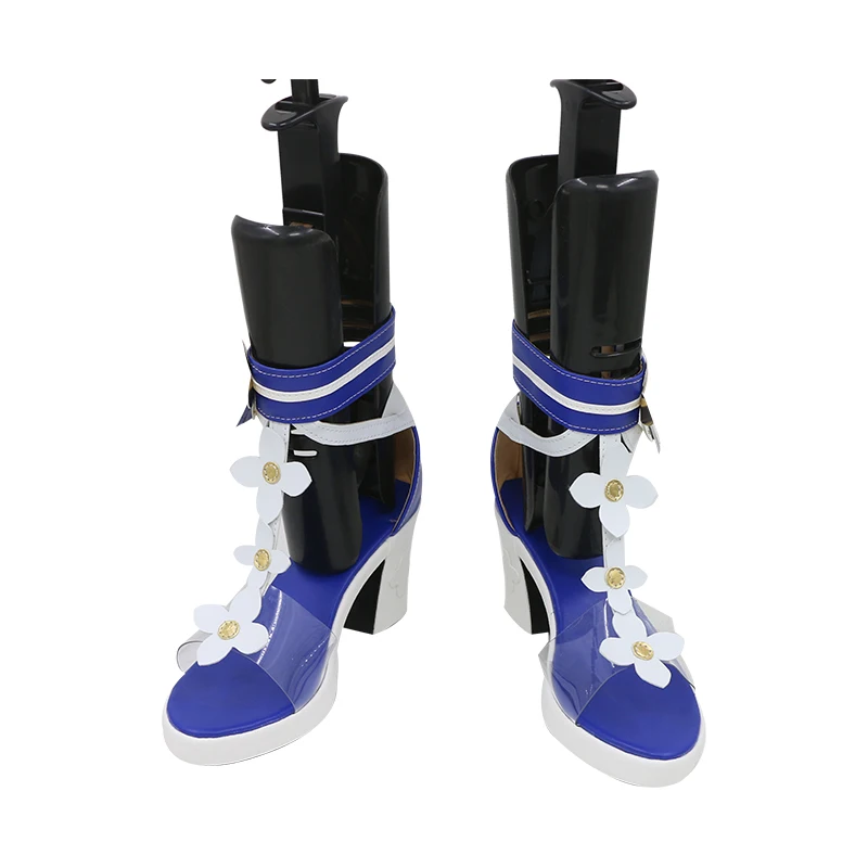 Gioco Cosplay Genshin Impact Scarpe Barbara Scarpe da bagno per donna Estate Scarpe da ragazza carine Festa di carnevale di Halloween