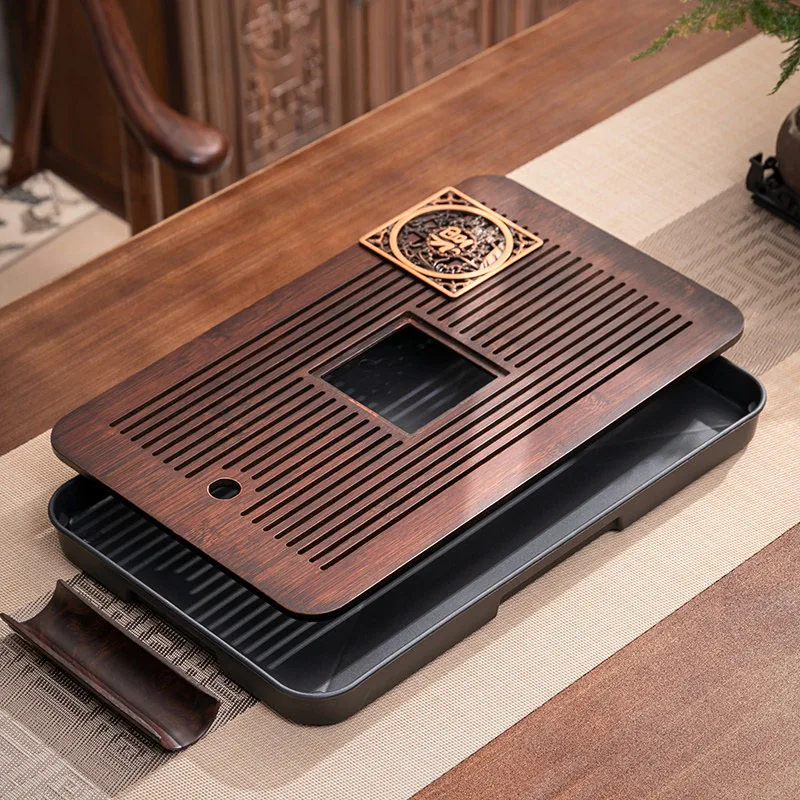 Decorative Serving Tea Tray Ceremony Valet Hospitality Office Tableware Tea Tray Rectangle Japanese Bandejas Home Decorationgs 5