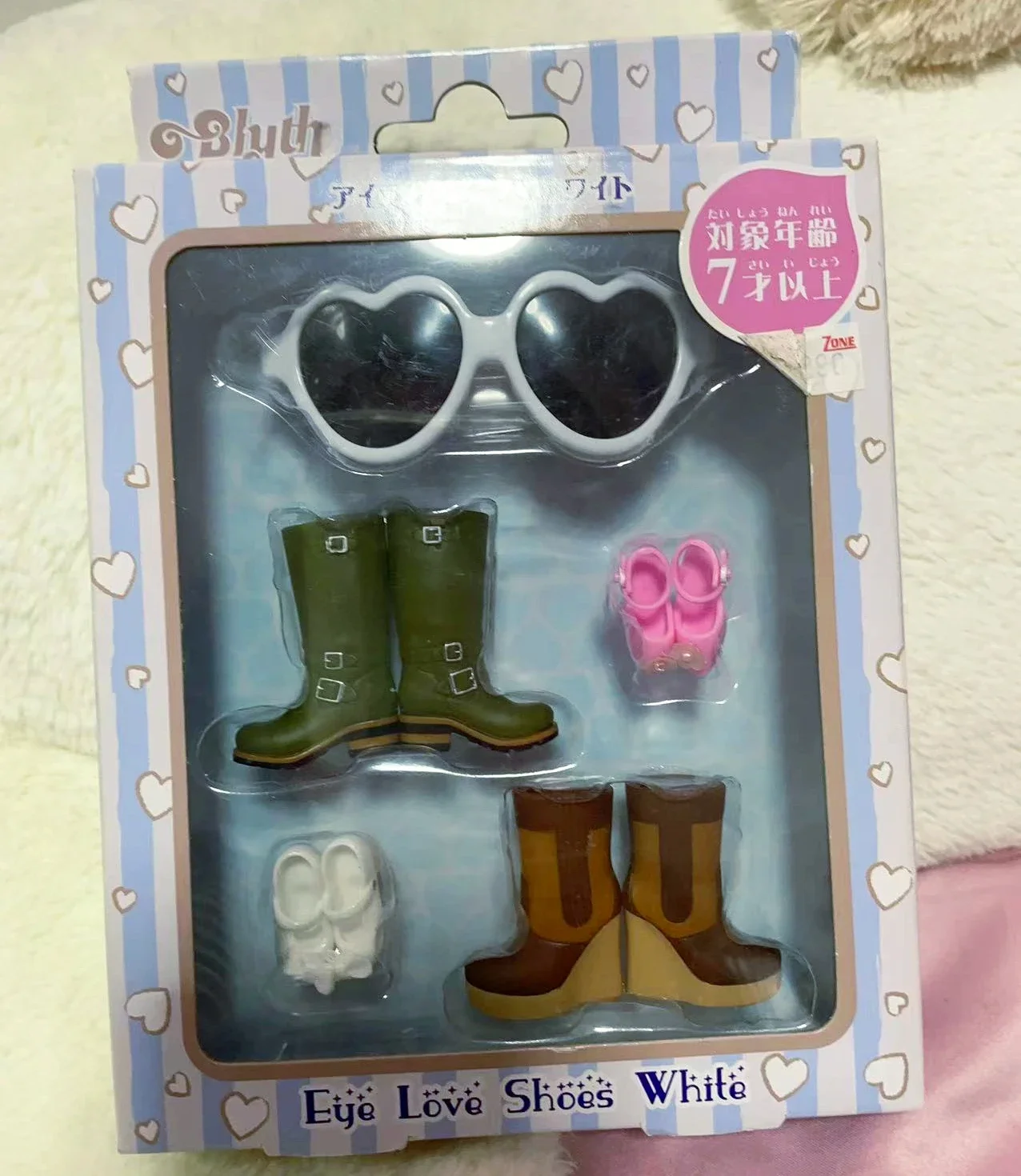 

Original Blyth Shoes and Sunglass Set Box for NEO BJD Doll Toy Miniature for Blyth Accessories NEW SET