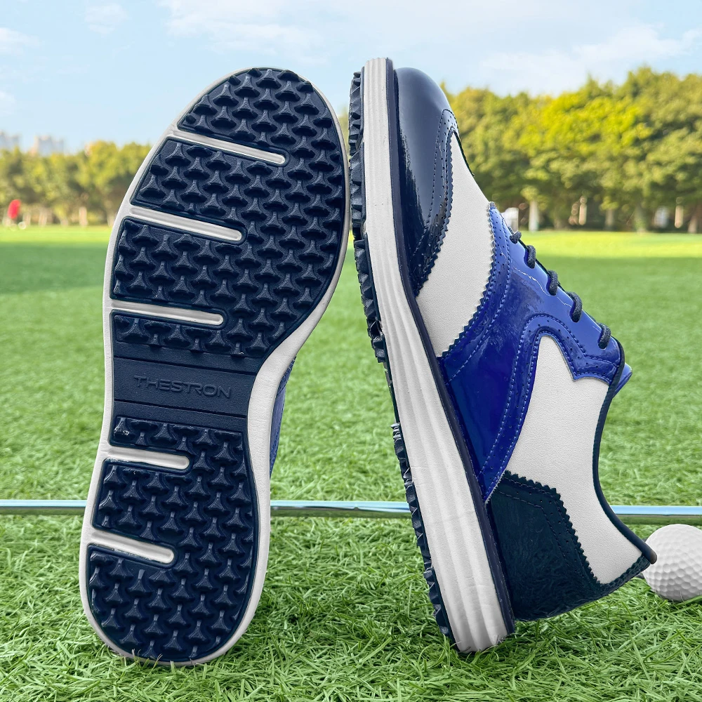New Men Waterproof Golf Shoes Professional Pointed Non-Slip Golf Sports Shoes Comfortable Outdoor Men Casual Walking Shoes 39-48