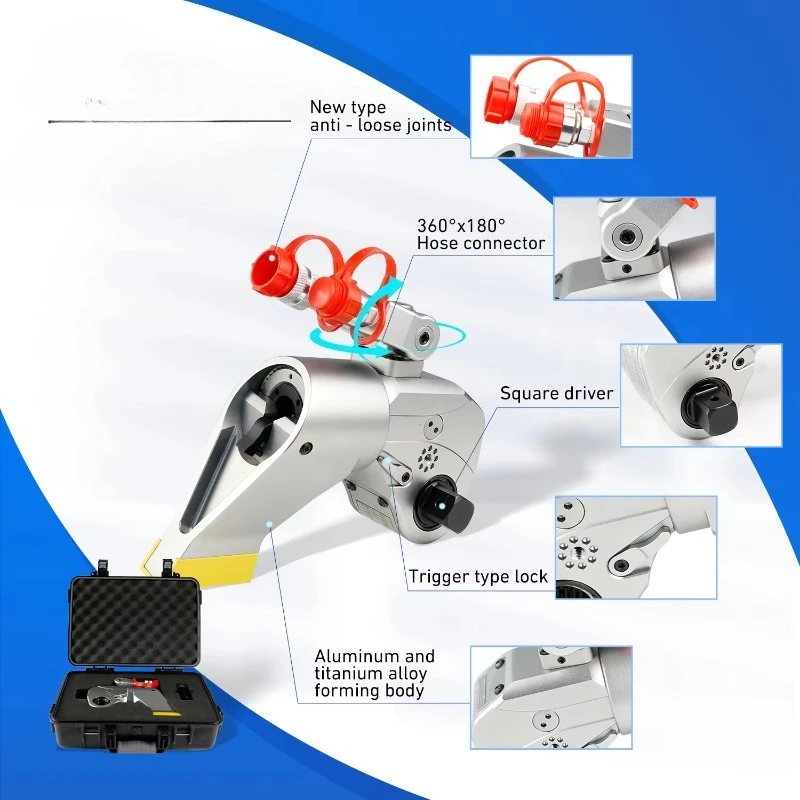 MXTA 70Mpa China Driving Type Adjustable Hydraulic Torque Wrench Tool for Sale