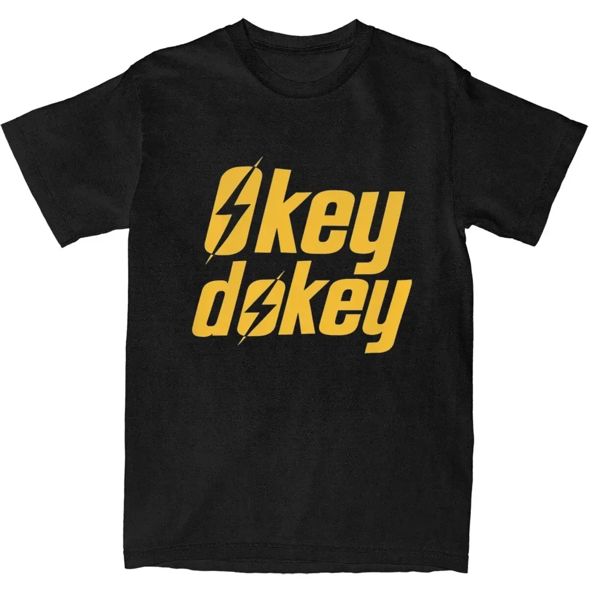 Harajuku T-Shirts Short-Sleeved Streetwear Tops Beach Cotton O Neck Oversize Top Tees Gaming Fallouted Okey Dokeyed T-Shirt